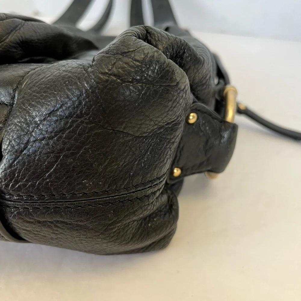 Michael Kors Black Buckle Satchel